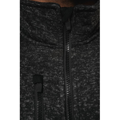 Men's full zip heather jacket